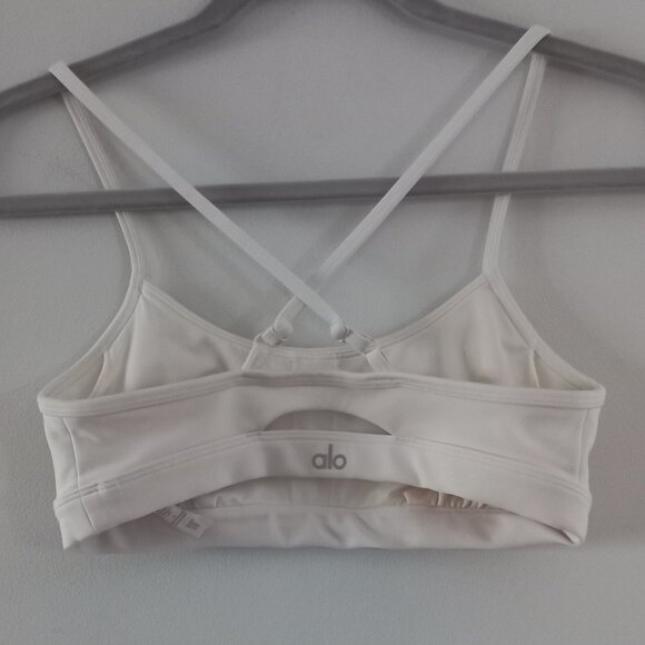 ALO YOGA AIRLIFT BRA in white AND LEGGINGS in red - set - S - Picture 12 of 14